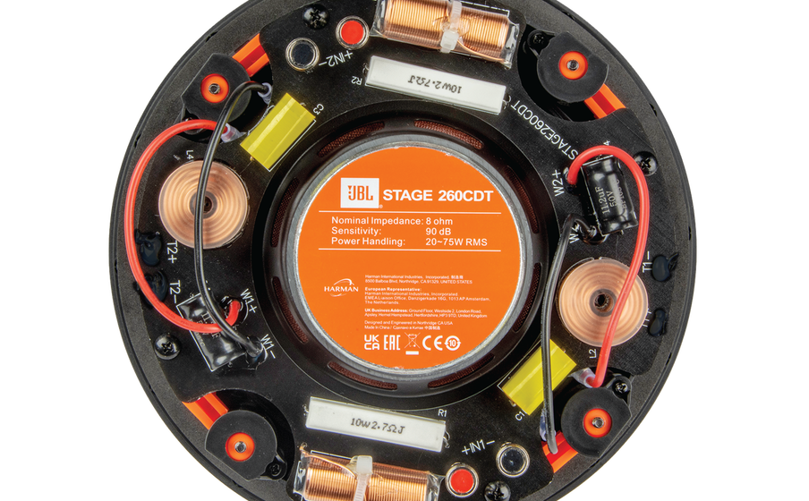 Stage 260CDT Premium air-core inductors and mylar cap capacitor crossover network components ensure that sound remains dynamic at all listening levels. - Image
